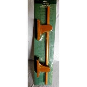 Towel Bar 24" Inch Solid Oak Sturdy Holder Mounted Bathroom Bath Light Oak NEW